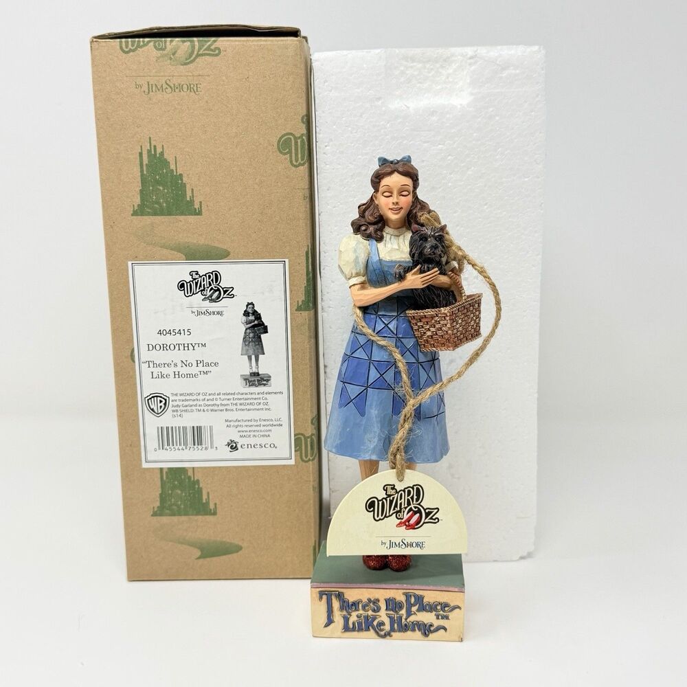 Jim Shore Wizard of Oz Dorothy Toto 4045415 There's No Place Like Home Figurine
